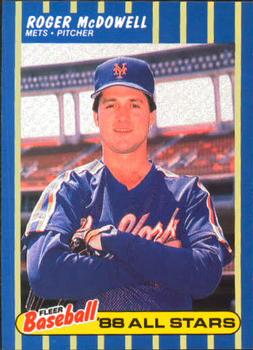 1988 Fleer Baseball All-Stars #24 Roger McDowell Front