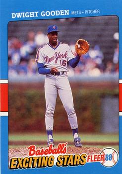 1988 Fleer Baseball's Exciting Stars #15 Dwight Gooden Front