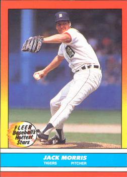 1988 Fleer Baseball's Hottest Stars #28 Jack Morris Front