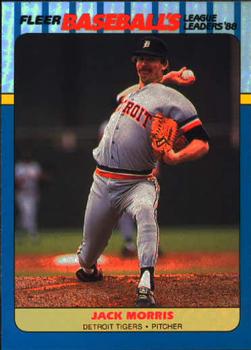 1988 Fleer Baseball's League Leaders #28 Jack Morris Front