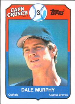 1989 Topps Cap'n Crunch #11 Dale Murphy Front