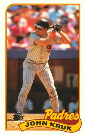 1989 Topps/LJN Baseball Talk #145 John Kruk Front