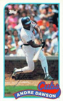 1989 Topps/LJN Baseball Talk #78 Andre Dawson Front
