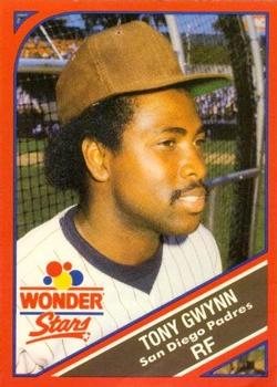 1990 Wonder Bread Stars #12 Tony Gwynn Front