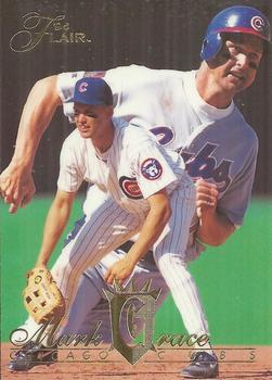 1994 Flair #360 Mark Grace Front
