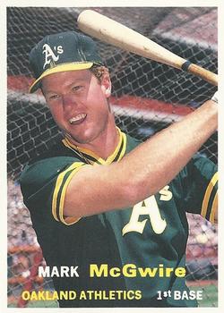 1990 SCD Baseball Card Price Guide Monthly #42 Mark McGwire Front