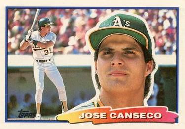 1988 Topps Big #13 Jose Canseco Front
