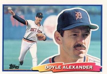 1988 Topps Big #34 Doyle Alexander Front