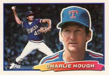 1988 Topps Big #47 Charlie Hough Front
