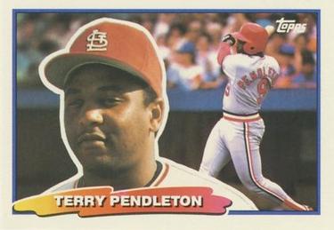 1988 Topps Big #53 Terry Pendleton Front