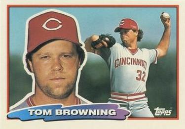 1988 Topps Big #96 Tom Browning Front