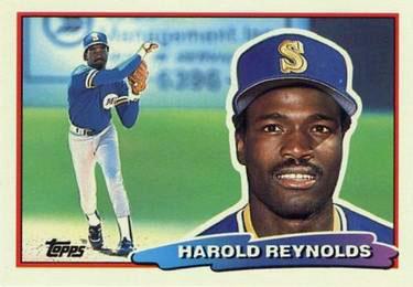 1988 Topps Big #142 Harold Reynolds Front