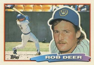 1988 Topps Big #151 Rob Deer Front