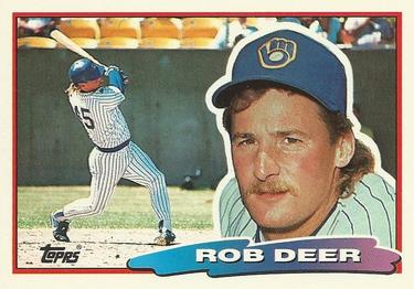 1988 Topps Big #151 Rob Deer Front