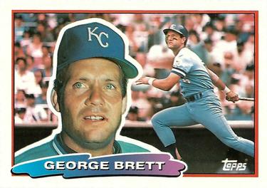 1988 Topps Big #157 George Brett Front