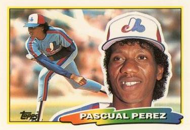 1988 Topps Big #196 Pascual Perez Front