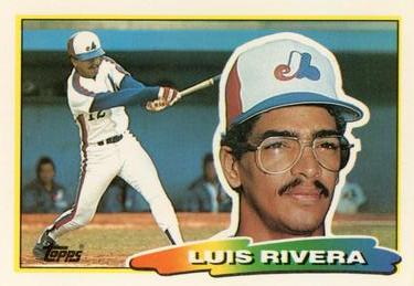 1988 Topps Big #223 Luis Rivera Front
