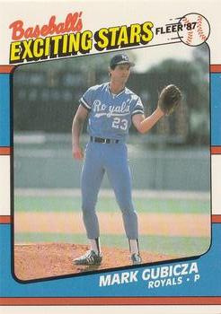 1987 Fleer Baseball's Exciting Stars #20 Mark Gubicza Front