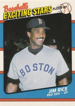 1987 Fleer Baseball's Exciting Stars #37 Jim Rice Front