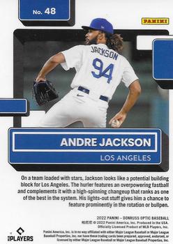 2022 Donruss Optic #48 Andre Jackson Back