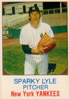 1975 Hostess #134 Sparky Lyle  Front