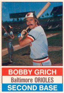 1976 Hostess #13 Bobby Grich Front