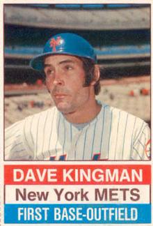 1976 Hostess #15 Dave Kingman Front
