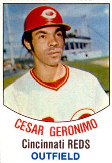 1977 Hostess #76 Cesar Geronimo Front