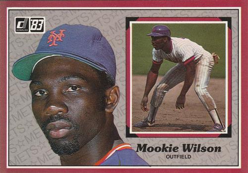 1983 Donruss Action All-Stars #32 Mookie Wilson Front