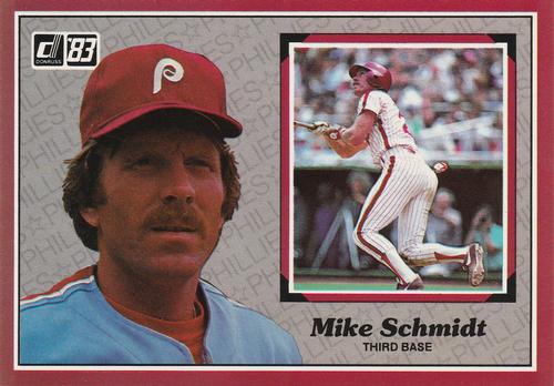 1983 Donruss Action All-Stars #57 Mike Schmidt Front