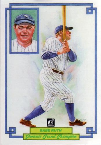 1984 Donruss Champions #1 Babe Ruth Front