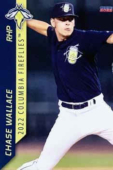2022 Choice Columbia Fireflies #29 Chase Wallace Front