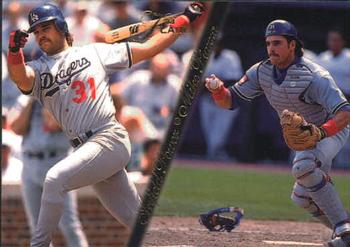 1994 Flair - Infield Power #7 Mike Piazza Front
