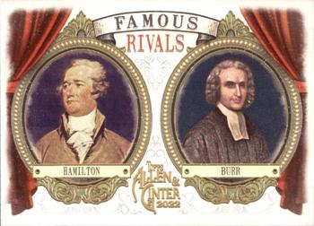 2022 Topps Allen & Ginter - Famous Rivals #FR-1 Alexander Hamilton / Aaron Burr Front