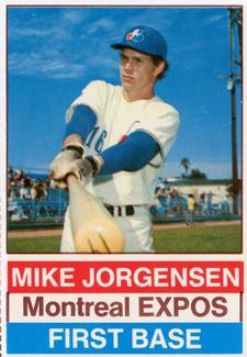 1976 Hostess - Brown Back #144 Mike Jorgensen Front
