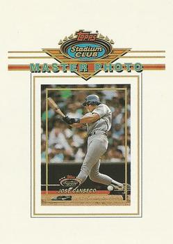 1993 Stadium Club - Master Photos Redemptions (Series 2) #NNO Jose Canseco Front