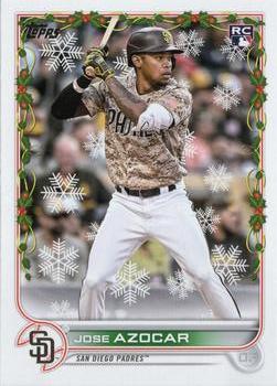 2022 Topps Holiday #HW62 Jose Azocar Front