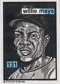 1984-89 O'Connell and Son Ink #131 Willie Mays Front