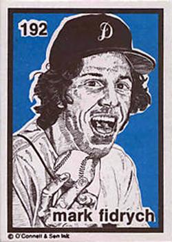 1984-89 O'Connell and Son Ink #192 Mark Fidrych Front