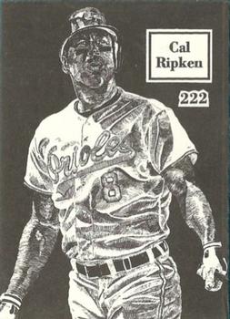 1984-89 O'Connell and Son Ink #222 Cal Ripken Jr. Front