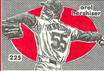 1984-89 O'Connell and Son Ink #225 Orel Hershiser Front