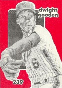 1984-89 O'Connell and Son Ink #239 Dwight Gooden Front