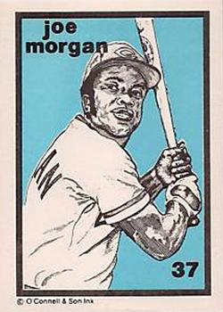 1984-89 O'Connell and Son Ink #37 Joe Morgan Front
