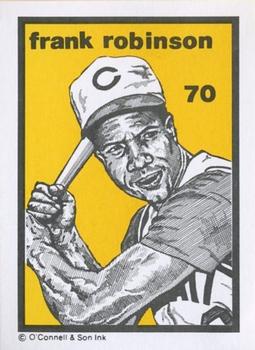 1984-89 O'Connell and Son Ink #70 Frank Robinson Front