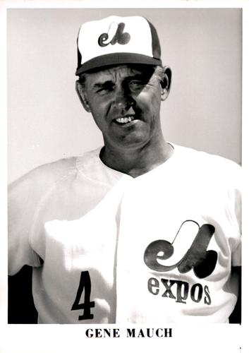1969 Montreal Expos 5x7 Photos #NNO Gene Mauch Front
