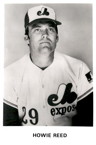 1969 Montreal Expos 5x7 Photos #NNO Howie Reed Front
