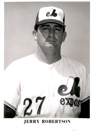 1969 Montreal Expos 5x7 Photos #NNO Jerry Robertson Front