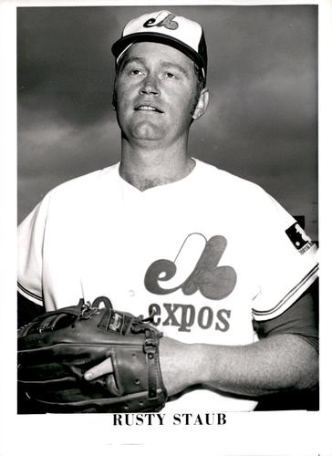 1969 Montreal Expos 5x7 Photos #NNO Rusty Staub Front