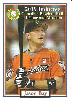 2002-23 Canadian Baseball Hall of Fame #241/19 Jason Bay Front