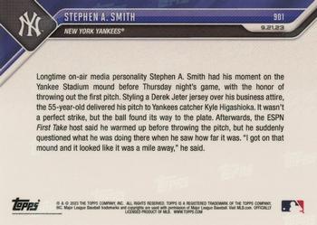 2023 Topps Now #901 Stephen A. Smith Back